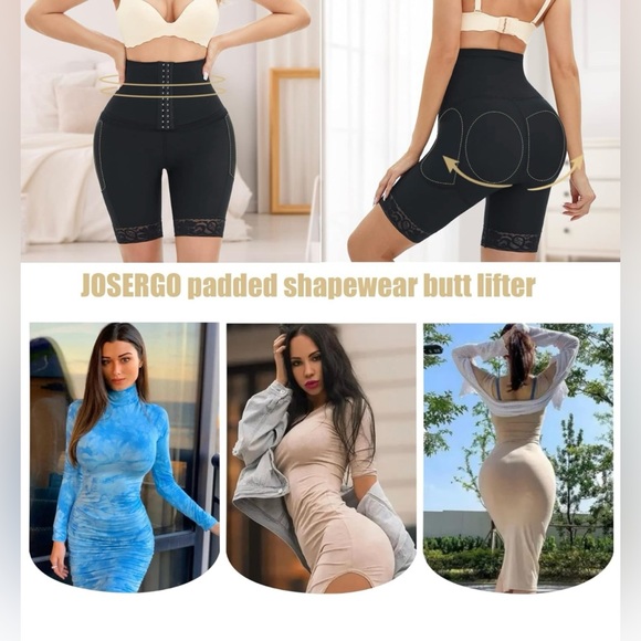 JOSERGO Shapewear for Women Tummy Control Panties High Waist Butt Lifter Mesium - Picture 2 of 7